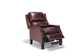Leather Makes This High Leg Recliner Look Even More Beautiful Recliner Goods Home Furnishings Leather Recliner