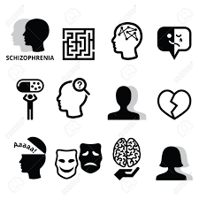 Common experiences include hallucinations (hearing voices or seeing things that are. Schizophrenia Mental Health Psychology Vector Icons Set Royalty Free Cliparts Vectors And Stock Illustration Image 51294035