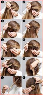 Half up half down hairstyles are among the easiest and prettiest ways to show off your new (or old) hair accessories. Easy Half Up Wedding Hairstyles For Long Hair Addicfashion