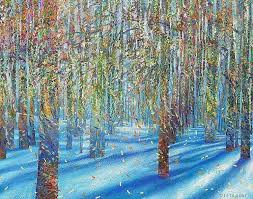 Iris creates an alternate version of the original painting ***sold***landscape study #2 is a highly textured and colorful original oil finger painting by iris. Catching Up With Finger Painter Iris Scott Art Zealous