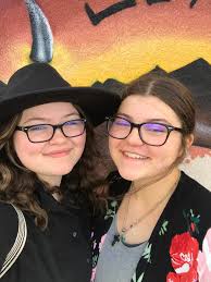 Twinning outfits for Girl Scout cookie booth