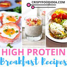 Oatmeal with strawberries, crisp bread and tbsp cream cheese, large apple,small glass v8 juice. 21 Healthy High Protein Breakfast Recipes You Need To Try