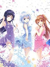 ★ if you like manga anime photo style you will love kawaii photo stickers! Three Anime Girl Friends Wallpapers Wallpaper Cave