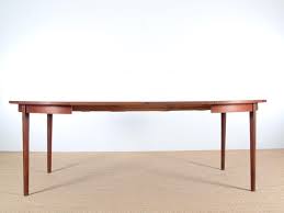 Featuring an eiffel style base and sleek white top, this piece is perfected suited to your modernist aesthetic. Mid Century Modern Danish Round Dining Table In Teak 4 8 Seats Galerie Mobler