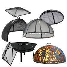 All screen packages include two panels, totaling 48 inches wide. China Outdoor Fire Pit Spark Screen Cover Round Or Square Heavy Duty Steel Mesh Lid Various Size Fire Pit Screens China Fire Pit Screen And Fire Pit Price