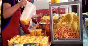 Michoacan Te Dice La Receta Para Preparar El Gazpacho Tradicional De Morelia Necesitas Mango Jicama Pina Jugo D Bandejas De Comida Fruta Con Chamoy Comida