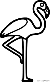 This printable flamingo coloring pages was posted in the coloring pages category. Flamingo Coloring Pages Coloringall