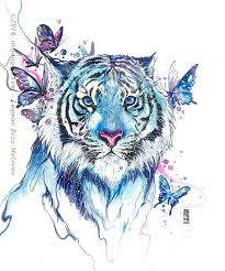 What Your Inner Animal Avec Images Tigre Aquarelle Art Tigre Dessin Tigre