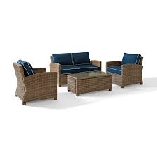 Maybe you would like to learn more about one of these? Navy Crosley Furniture Bradenton Outdoor Wicker Sectional Corner Chair With Cushions Loveseats Patio Lawn Garden Ilsr Org