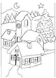 Risultati Immagini Per Disegni Paesaggi Invernali Libri Da Colorare Disegni Da Colorare Natalizi Pagine Da Colorare Di Natale