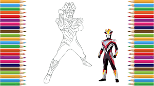 He transforms using the victory lancer and uses spark dolls. Ultraman Victory Coloring Pages Youtube