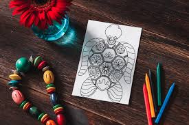 Circles represent an ongoing space with no end or beginning among free printable animal mandalas. Turtle Mandala Coloring Pages Grafik Von Typefactory Creative Fabrica