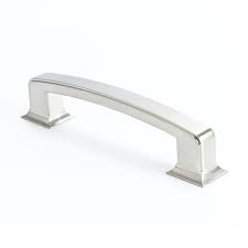 Berenson Hearthstone 6 Inch Center To Center Brushed Nickel Cabinet Pull 4076 1bpn P Brushed Nickel Hardware Berenson Brushed Nickel