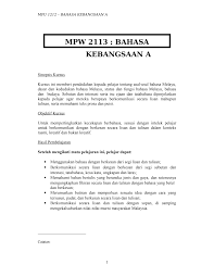 بهاس ملايو) mencakup sejumlah bahasa yang saling bermiripan yang dituturkan di wilayah nusantara dan di semenanjung melayu. Https Pdfcoffee Com Download Modulbah Keb A Pdf Free Html