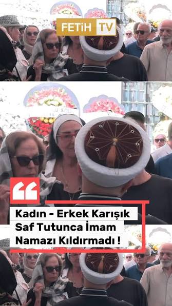 İzmir'de Cenaze Namazındaa Kadın - Erkek Karışık Saf Tutunca İmam Namazı  Kıldırmadı ! , #İzmir #Namaz #Kadın #Erkek #Cenaze #Saf #İmam