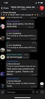 I entered a Tron Telegram group with 24.000 people in order to get info  about tech. An unbelievable experience. : r/CryptoCurrency