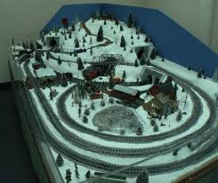 Winter Layout Amato S Train Display Model Train Layouts Train Layouts Model Trains