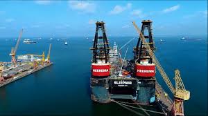 (redirected from pioneering spirit (ship)). Heerema Sleipnir Offshore Bay Bridge Travel
