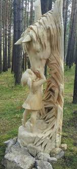 Wood Carving Ideas Carved From A Tree Carving Wood Ideas Wood Carving Designs Wood Carving Art Tree Carving Wood Carving Designs