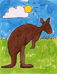 How To Draw A Kangaroo Art Projects For Kids Kangaroo Art Kids Art Projects Kangaroo Drawing