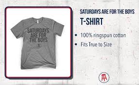 saturdays are for the boys t shirt barstool sports perfect for tailgating college fraternities weekend sports