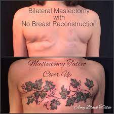 Beginning her artistic career by painting murals and faux finishes for private homes, she now crafts strikingly realistic tattoos. Mastectomy Tattoos With Artist Amy Black Not Putting On A Shirt