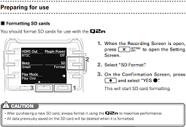Then go to advanced settings, select local storage, and select format. How Do I Format The Micro Sd Card For My Zoom Q2n Sweetwater