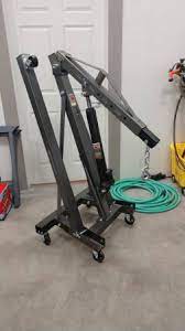 A must have for removing or installing engines. Pittsburgh Automotive 1 Ton Foldable Shop Crane Engine Hoist 150 Madison East Tools For Sale Madison Wi Shoppok