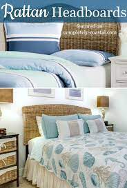 Bed Headboard Ideas For Coastal Room Decor Designs Wicker Wood More Rattan Headboard Coastal Room Bedroom Furniture