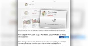 Akhirnya muhyiddin dan juga mahathir ke meja debat!! Sugu Pavithra Tidak Mahu Ada Kaitan Lagi Dengan Youtube