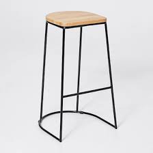 Metal And Wooden Bar Stool Wooden Bar Stools Bar Stools Steel Stool