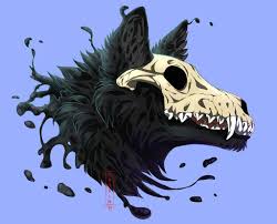 Skull Dog Animal Art Animal Drawings Creature Art