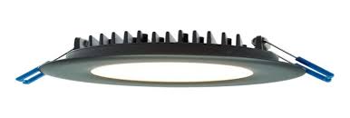 Lotus Led Lights Ly82rcd 41k Bk 8 Super Slim Round 2 Thick Low Profile 4100k 2400 Lumen Led Recessed Down Light Retrofit With Black Trim Lotus Led Lights Thin 4 6 And 8
