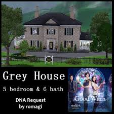 Looking for a 6 bedroom house. Grey House From The Good Witch By Romagi1 The Exchange Community The Sims 3