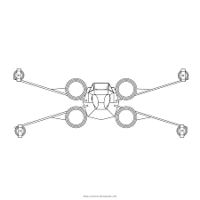 Download and print out your star wars x wing coloring page and craft templates. X Wing Coloring Page Ultra Coloring Pages
