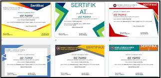 Download file desain frame border berformat vector. Background Sertifikat Pramuka Png