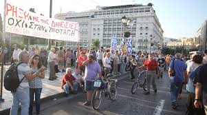 Αποτέλεσμα εικόνας για Λέμε όχι λοιπόν, στα μνημόνια και τη λιτότητα.