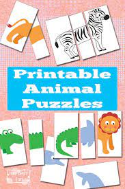 You want to start with the easy ones, but if you're an expert, you can skip to the extra hard puzzles. Printable Animal Puzzles Busy Bag Itsybitsyfun Com