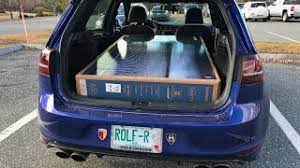 Keep the tv upright during transport. Vlog Car Wash 65 Tv In The Golf R Snow Youtube