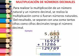 Multiplicación de decimales | PPTX