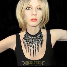 I made some more of my all time favorite Metalhead Treasures chainmail  necklace designs that I will be listing over the next couple of weeks. This  beautiful statement piece is a combination