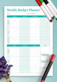 Start each month by planning for your expenses and income. Printable Budget Templates Download Pdf A4 A5 Letter Size