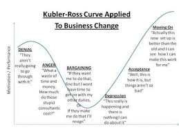 Kubler Ross Change Curve Change Management Business Management Change