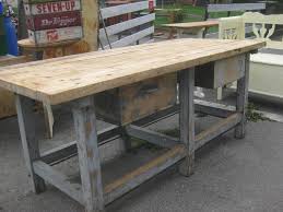 Alter Tisch Alte Werkbank Hobelbank Industrial Loft Tresen Ladentheke Hobelbank Alte Werkbank Werkbank
