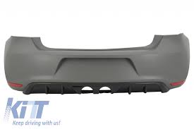 Vw polo 6 gti plastic rear bumper. Rear Bumper Suitable For Vw Polo 6r 2009 2018 R400 Design Without Pdc Carpartstuning Com