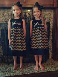 New Orleans Saints Football Fan Girl Knot Dress Bow In Back Black And Goldboutqie Dress Team Spirit Girl Outfits Cute Outfits For Kids Little Girl Outfits