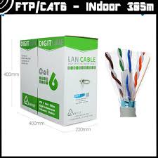 This handy cat6 inline splice box is an excellent option to repair a damaged long network run without having to replace the whole cable. Cat 6 Cable Digitline Box Ftp 6 Indoor 305m Viras