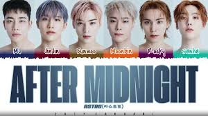 Created especially for you quality: Astro After Midnight Lyrics Color Coded Han Rom Eng Youtube