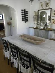 Love The Light Grey Washed Table With The Black Chairs Antique Furniture Living Room Black Dining Room Antique Living Rooms
