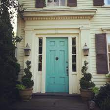 This beautiful black door reminds me of a traditional english tudor style with that adorable round door knob. Pin By Pinpoint Painting Llc On Doors Windows House Exterior House Colors House Entrance
